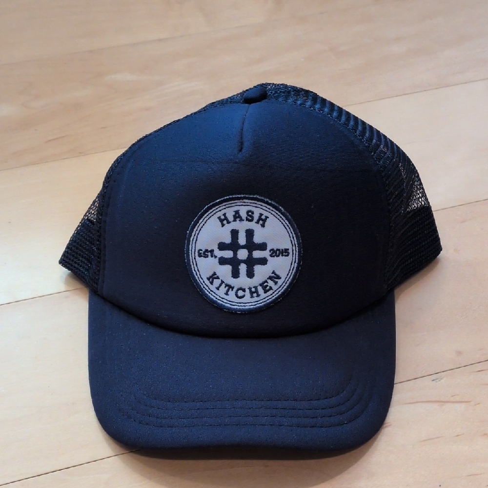 Hash Kitchen Black Trucker Hat